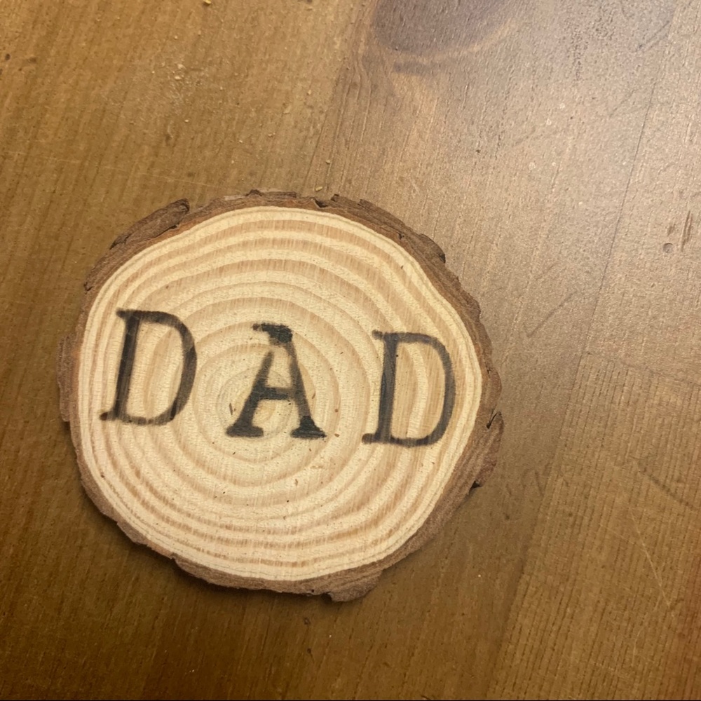 FREE Wood dad magnet